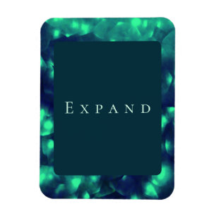 "Expand" Customisable Message Photo Magnet