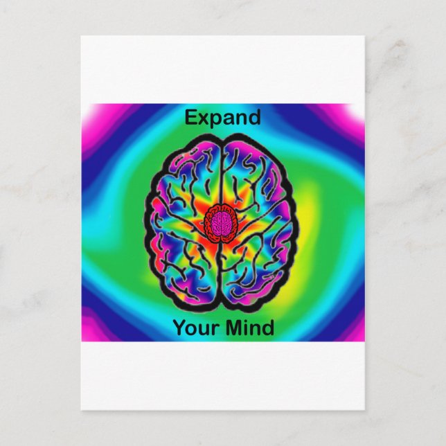 Expand Your Mind Postcard (Front)