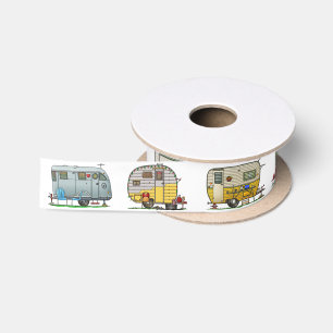 Expandable Hybred Trailer Camper Satin Ribbon
