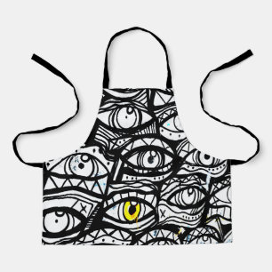 Expanse of eyes apron