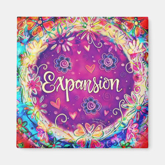 Expansion Pretty Fun Floral Modern Inspirivity Magnet