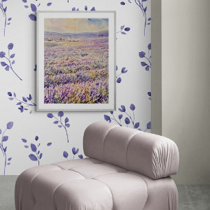 Expansive Lavender Field Photo Print