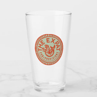 Expat vintage orange glass