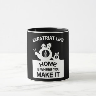Expatriates Expats Abroad Expat Families And Gifts Mug