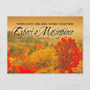 Expect A Masterpiece II Holiday Postcard