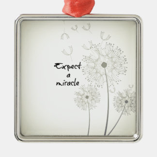 Expect a Miracle Inspirational Metal Tree Decoration