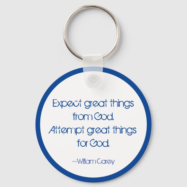 Expect Great Things Key Ring (Front)