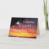 Expect Miracles Sparkle Sunset Get Well Soon Name