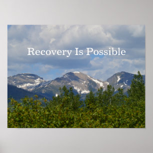 Expect Recovery Motivational Poster