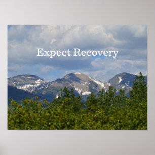 Expect Recovery Motivational Poster