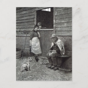 Expectancy, from 'Leisure Hour', 1888 Postcard