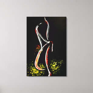Expectancy - Watercolor Pencils Canvas Print