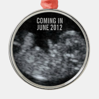 Expectant Baby Christmas Keepsake Metal Tree Decoration