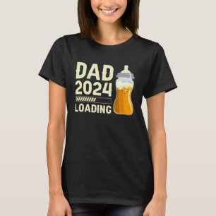 Expectant dad Future Dad Dad to be Dad 2024 loadin T-Shirt