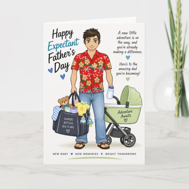 Expectant Dad's  Father's Day Card (Front)