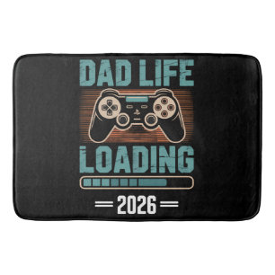 Expectant Father Dad Life Loading 2026 Bath Mat