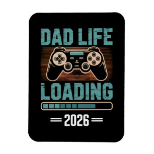 Expectant Father Dad Life Loading 2026 Magnet