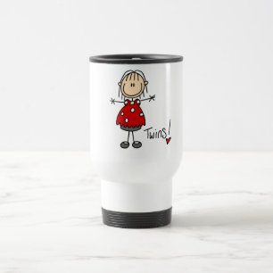 Expectant Mum of Twins Tshirts and Gifts Travel Mug