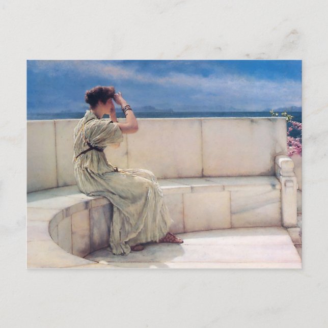 Expectations by Lawrence Alma Tadema Postcard (Front)