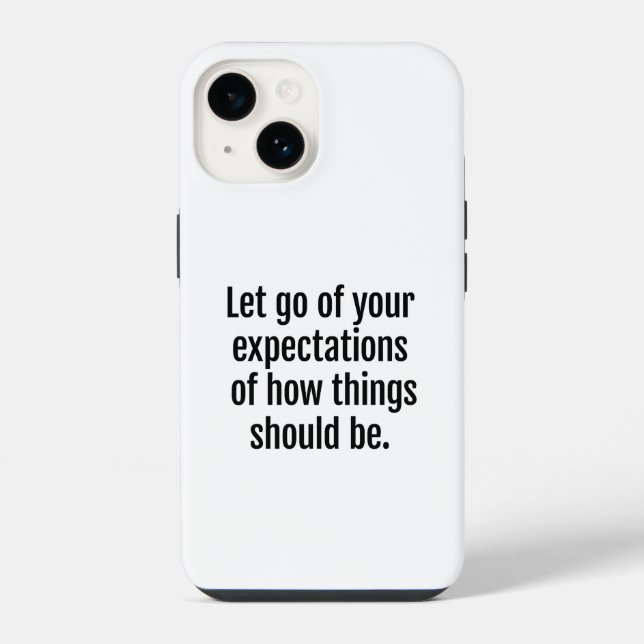 Expectations iPhone Case (Back)
