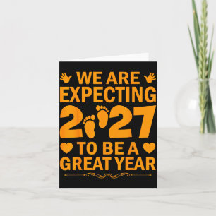 Expecting 2027 baby announcement funny family