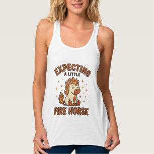 Expecting A Little Fire Horse Vintage Baby Shirt_1 Singlet