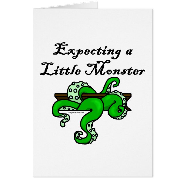 Expecting a little monster (Front)
