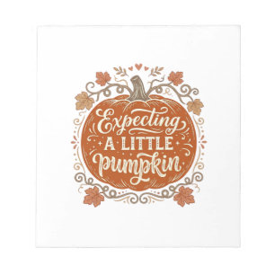 Expecting A Little Pumpkin Fall Pregnancy Shirt_1 Notepad