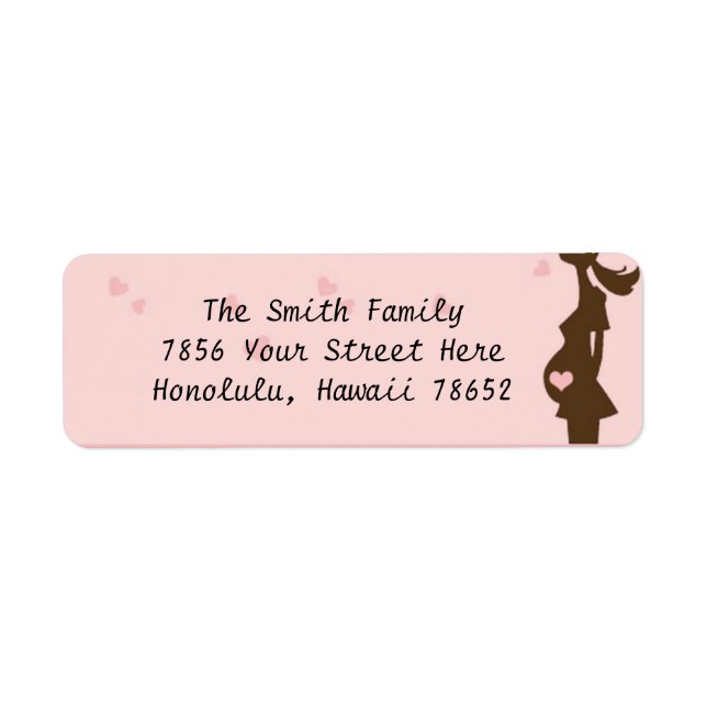 Expecting Address Label (Front)