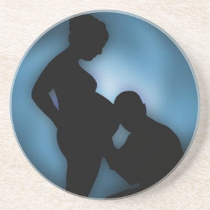 expecting baby coaster