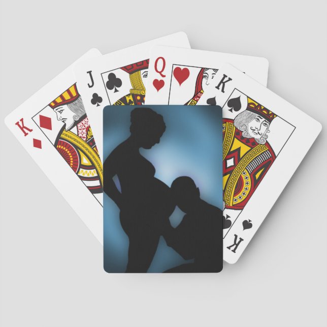 expecting baby playing cards (Back)