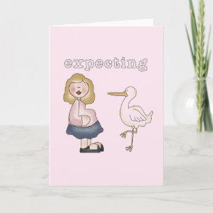 Expecting Baby - Stork Tshirts and Gifts Announcement