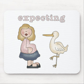 Expecting Baby - Stork Tshirts and Gifts Mouse Pad