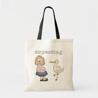 Expecting Baby - Stork Tshirts and Gifts Tote Bag