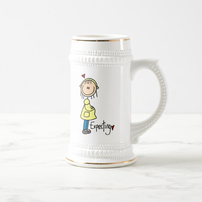 Expecting Baby T-shirts and Gifts Beer Stein (Right)