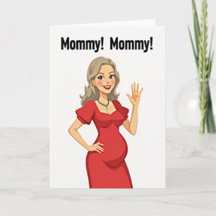 Expecting Mommy Mothers Day Card