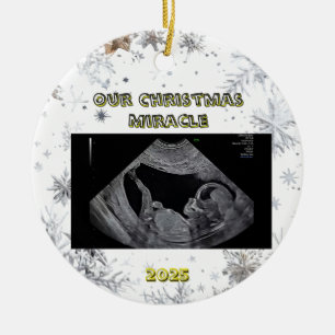 Expecting Parents Christmas Ornament Ultrasound