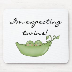 Expecting Twins - Peas in a Pod Mouse Pad