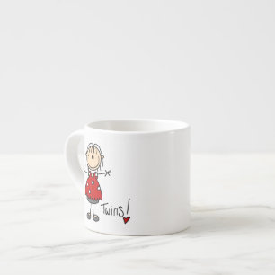 Expecting Twins T-shirts and Gifts Espresso Cup