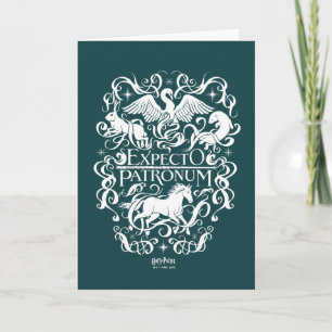Expecto Patronum Filigree Graphic Card