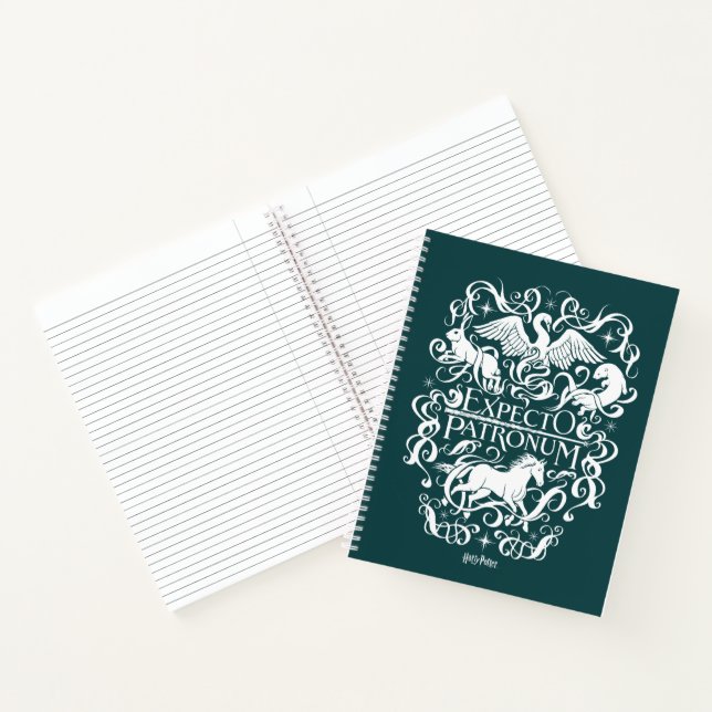 Expecto Patronum Filigree Graphic Notebook (Inside)