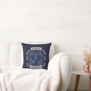 Expecto Patronum Vintage Silhouette Graphic Cushion