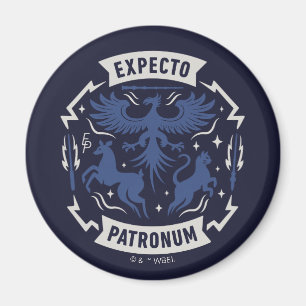 Expecto Patronum Vintage Silhouette Graphic Magnet