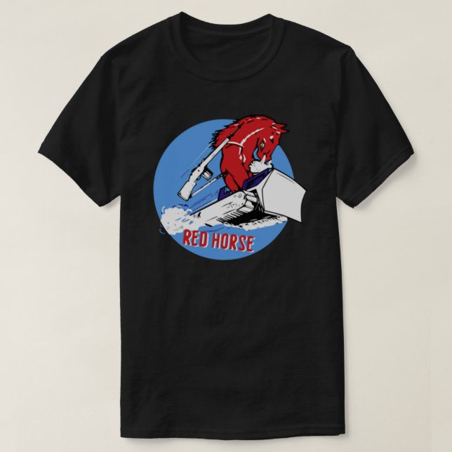 Expeditionary Red Horse Group Essential T-Shirt (Design Front)