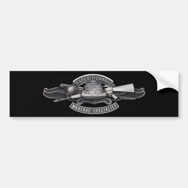 Expeditionary Warfare Specialist Bumper Sticker (Front)