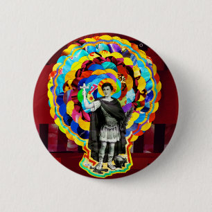 Expedito saint (Saint Expeditus) 6 Cm Round Badge