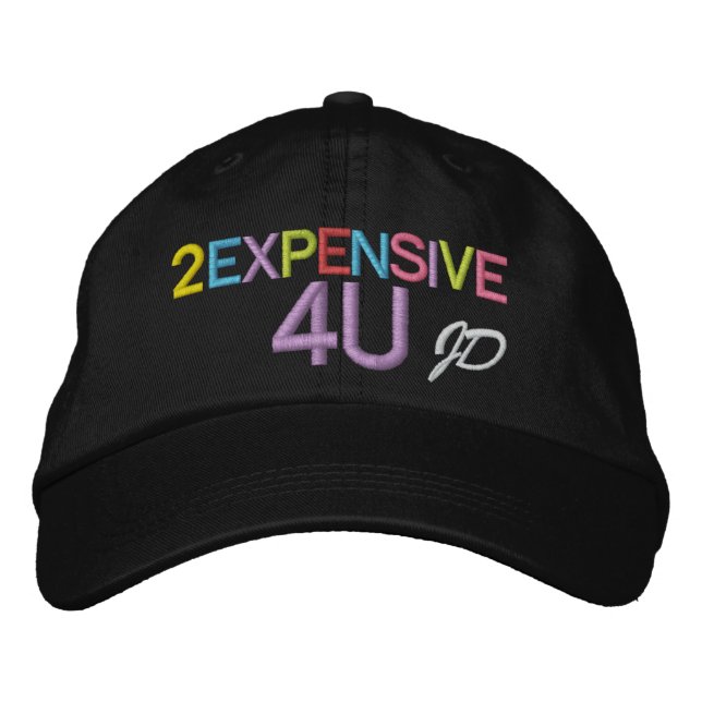 EXPENSIVE Attitude ... : ) SRF Embroidered Hat (Front)