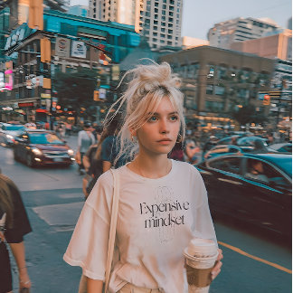 Expensive Mindset Quiet Luxury Aesthetic Graphic Plus Size T-Shirt
