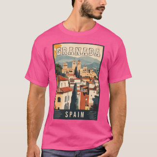 Experience Granada In Spain Beauty Of Alhambra And T-Shirt