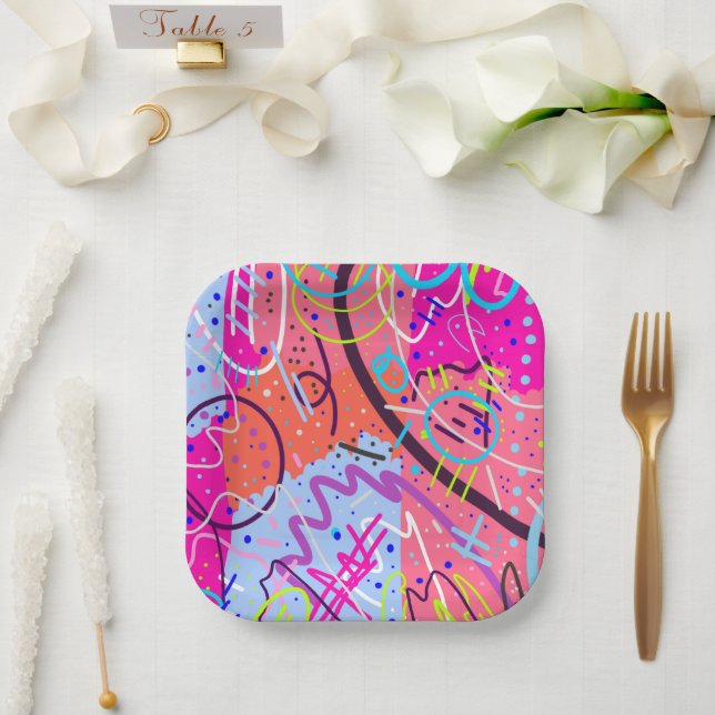 Experience Joy Paper Plate (Wedding)